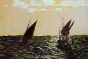 Eduardo de Martino Seascape oil painting on canvas